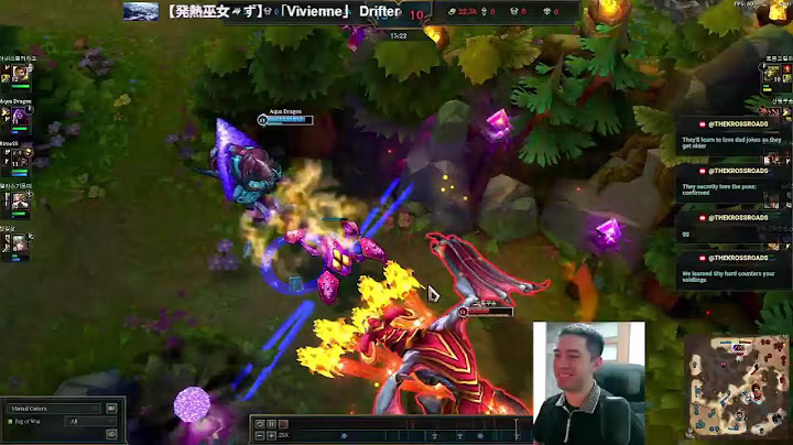 Aqua Dragon playing AD Malzahar on stream